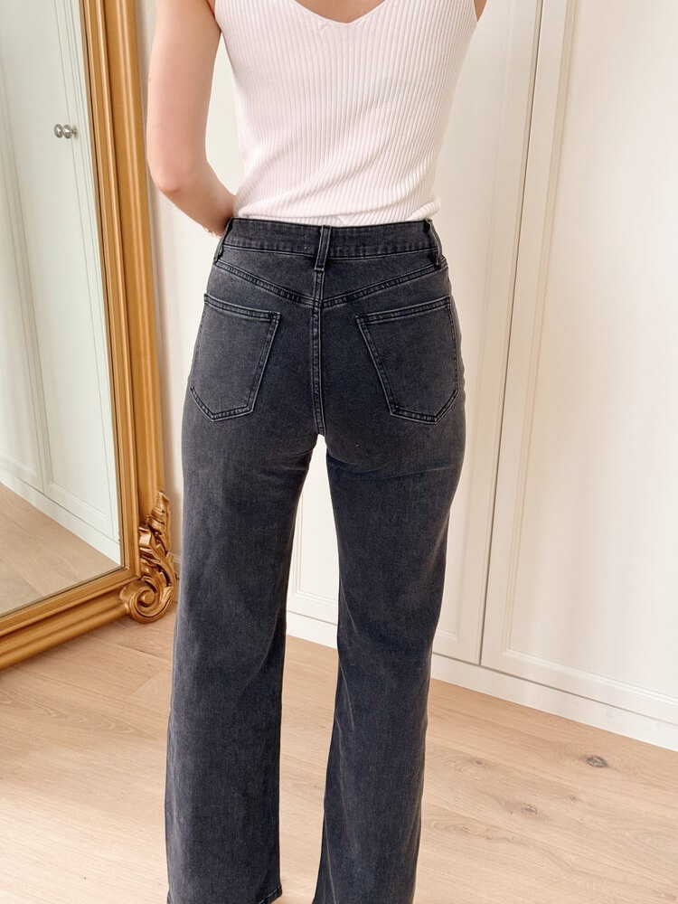 Jeansy wide leg Tobbaco - obrazek 16