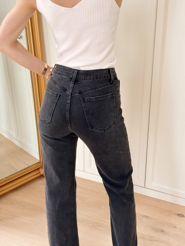Jeansy wide leg Tobbaco - obrazek 15