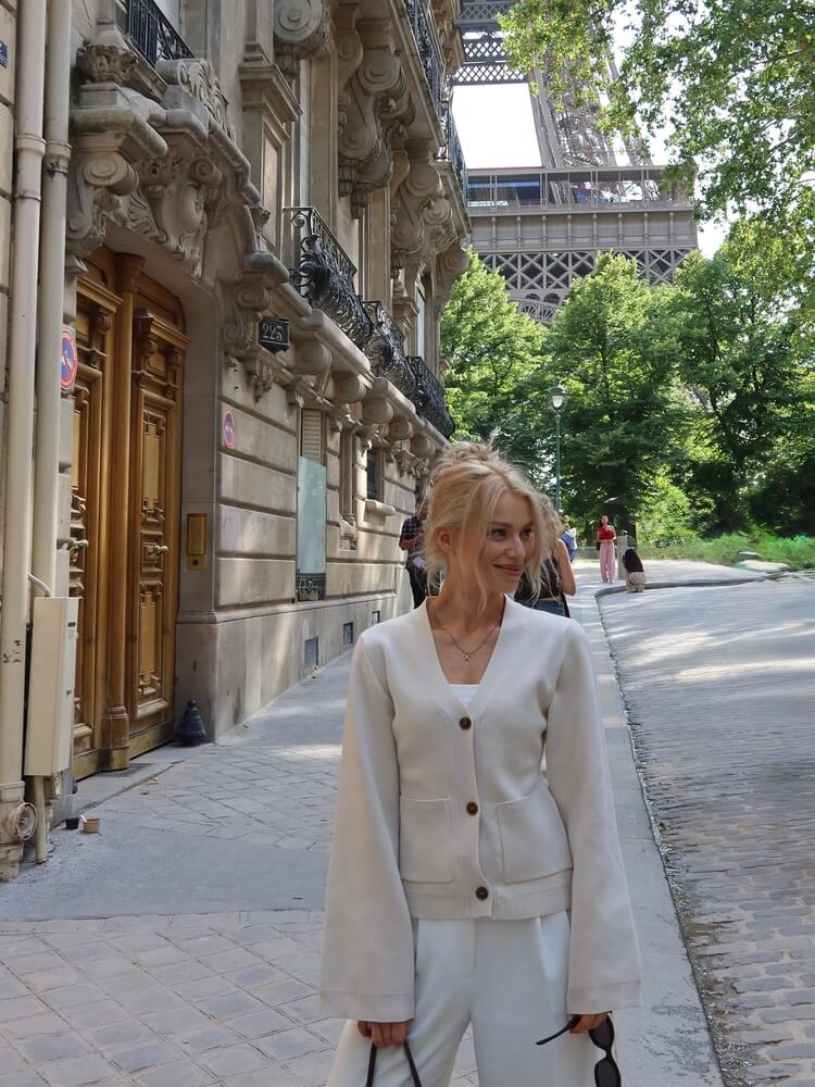 Cardigan Crème Parisienne - 100% wiskoza - obrazek 15